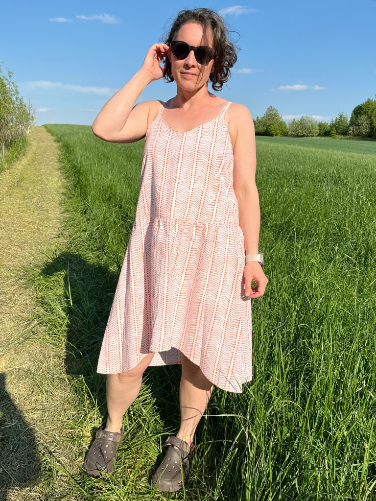 Photo of orange house dress